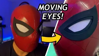 REAL Spider-Man MECHANICAL LENSES! How-To DIY No electronics/3d printing