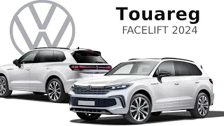 2024 VW TOUAREG FACELIFT on first renders!