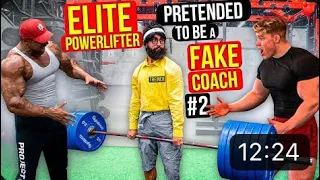 Elite Powerlifter Pretended to be a FAKE TRAINER #2 Anatoly Aesthetics in Public