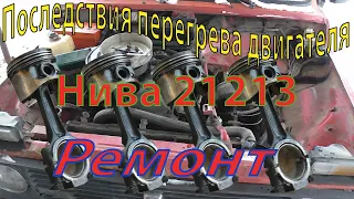 Замена поршней  НИВА 21213.