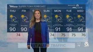 WPTV First Alert Weather forecast, morning of June 8, 2023