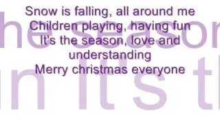 *karaoke*Merry Christmas everyone by shakin stevens (2008)