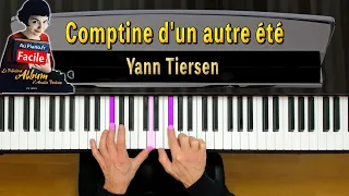 Yann Tiersen - Comptine d'un autre été Piano Tutorial (Piano Lesson)