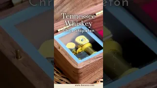 Tennessee Whiskey by Chris Stapleton Custom Music Box Donuma.com #shorts #chrisstapleton #tennessee