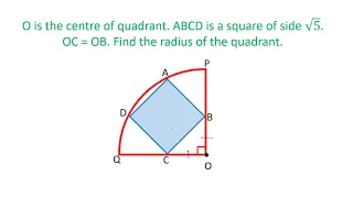 Square inside a quadrant @sscselector