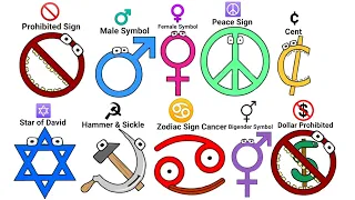 Symbol Lore The Series @Mushroom_Rain Style Part 6 (Prohibited Sign - Hammer & Sickle)