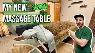My New $2500 Hydraulic Massage Table!