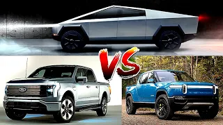 Ford F -150 Lightning vs Tesla Cybertruck vs Rivian R1T | Which Is The Best?