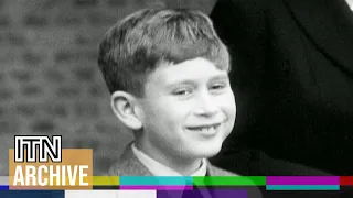 8-Year-Old Prince Charles' First Day at Cheam School (1957)