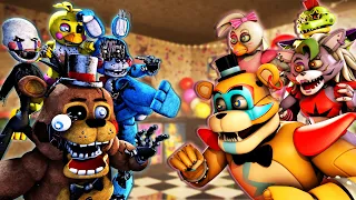 FNAF: Security Breach vs Withered Toy Animatronics