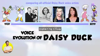 Voice Evolution of DAISY DUCK - 82 Years Compared & Explained | CARTOON EVOLUTION