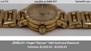 JEWELRY. Piaget "Dancer" 18kt Gold and Diamond