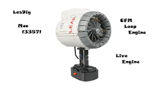 LesDiy Moc 133571 CFM Leap Engine Live Build