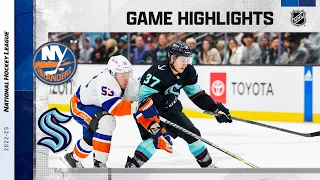 Islanders @ Kraken 1/1 | NHL Highlights 2023