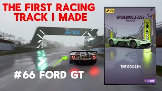 The first racing track I made | #66 Ford GT | 630hp+ | Forza Horizon 5