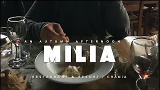 AN AUTUMN AFTERNOON AT MILIA RESTAURANT / CHANIA / CRETE