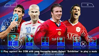 PES LEGENDS PPSSPP SPECIAL EDITION - FULL OF LEGENDARY PLAYERS IN ALL CLUBS REAL FACES BEST GRAPHICS