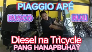 PIAGGIO APÉ- 3-wheeled Passenger Vehicle | Diesel Tricycle | Kalat na sa Kalsada