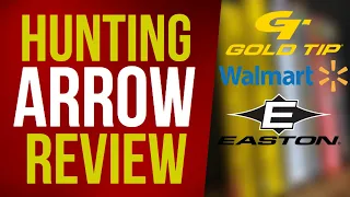 Archery Review Arrow Comparison #3 | Easton 5mm Axis, Walmart Arrow, GoldTip Kinetic Kaos