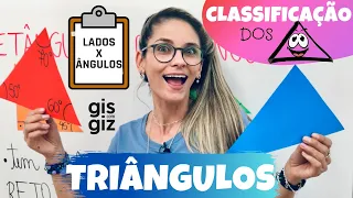 CLASSIFICAÇÃO dos TRIÂNGULOS quanto às medidas dos LADOS e ÂNGULOS | Matemática Básica | #04