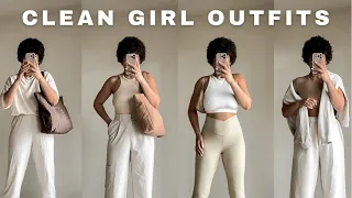 clean girl outfits + tips for how to dress like a clean girl