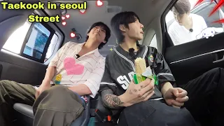 Taekook Fight in seoul STREET 😲🥰 // Hindi dubbing // Part-4