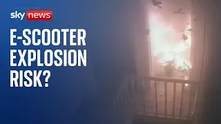 E-scooter fire engulfs kitchen in seconds