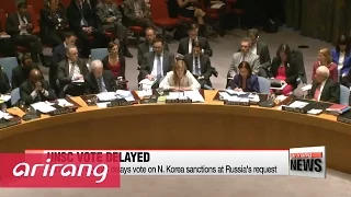UN Security Council delays vote on N. Korea sanctions at Russia's request
