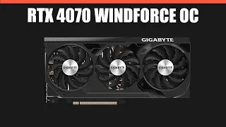 Видеокарта GIGABYTE RTX 4070 WINDFORCE OC