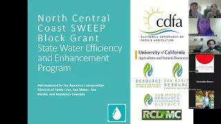 State Water Efficiency and Enhancement Program North Central Coast Block Grant Webinar