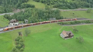 Der Voralpenexpress bei Steinerberg SZ