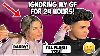 IGNORING MY GIRLFRIEND FOR 24 HOURS PRANK! 🥺😍💕 *She Tried To..*