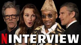 LEAVE THE WORLD BEHIND - Behind The Scenes Talk With Mahershala Ali, Julia Roberts & Kevin Bacon