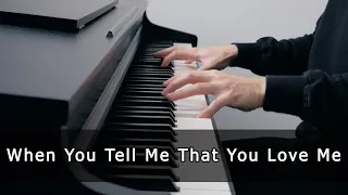 When You Tell Me That You Love Me - Diana Ross (Piano Cover by Riyandi Kusuma)
