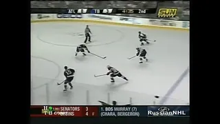 Nikita Alexeev's great pass on Lecavalier's goal vs Thrashers (11 nov 2006)