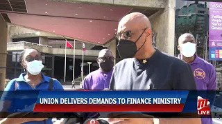 Union Delivers Demands To Finance Ministry