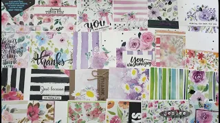 Minimal Supply Cardmaking | 24 Cards 1 Paper Pad