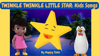 ⭐Twinkle Twinkle Little Star 😃 Nursery Rhymes & Kids Songs - Happy Tales