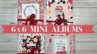 6x6 Mini Albums Tutorial ❤️ VALENTINE’S HAPPY MAIL IDEAS SERIES 💌