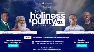 HOLINESS AND PURITY CONFERENCE DAY I