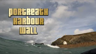 Portreath harbour wall bodyboarding in England  filmed on a GoPro hero 9 #vlog 10