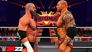 WWE 2K22: TRIPLE H VS. BATISTA (NO HOLDS BARRED MATCH) | WRESTLEMANIA 35