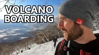 Volcano Split Boarding Adventure in Japan