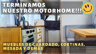 🚐TERMINAMOS DE CAMPERIZAR - Muebles, cortinas y terminaciones- VanLife - Casa Rodante