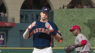 Houston Astros vs Philadelphia Phillies - World Series 2022 Game 2 - (MLB The Show 22 Sim)