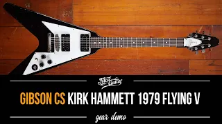 KIRK HAMMETT GALORE - Gibson CS 1979 Flying V Kirk Hammett, Aged & Signed - Gear Demo