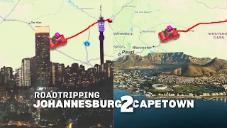 Exploring the 1,400 km drive via the N1 from  #johannesburg to #capetown 🚘