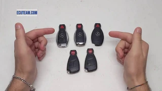 Mercedes IR Key Fob | Remote Key | Fish Key | Difference & Battery Replacement ECU Team Corp