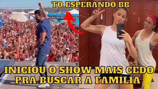 Gusttavo Lima JÁ no PALCO do SHOW na PRAIA para mais tarde BUSCAR Andressa Suita e filhos nos EUA