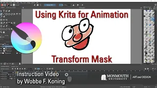 Animating in Krita: Transform Mask